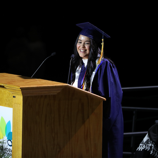 Student commencement speaker